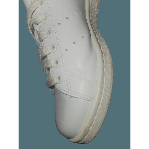 Adidas Stan Smith Triple White Sneakers Men Size 6.5 Women 7.5 - Picture 11 of 13